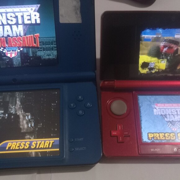 2 DS Game Lot Monster Jam + Urban Assault Tested Nintendo DS Video Game BUNDLE - Picture 1 of 4